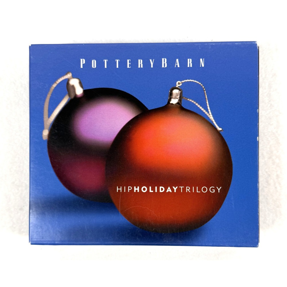 Pottery Barn Hip Holiday Trilogy 3 CD Box Set Christmas Music